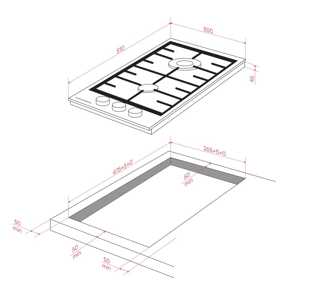 Схема с размерами