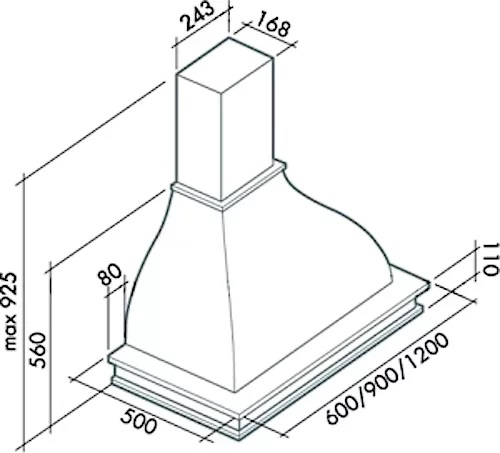 Схема с размерами