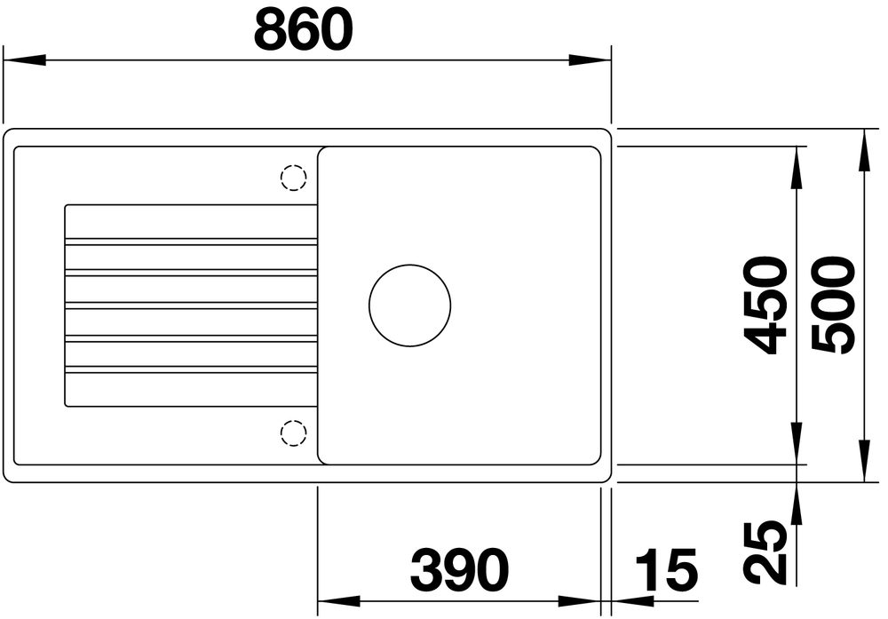 Схема с размерами