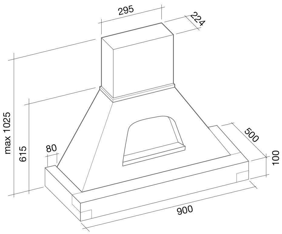 Схема с размерами