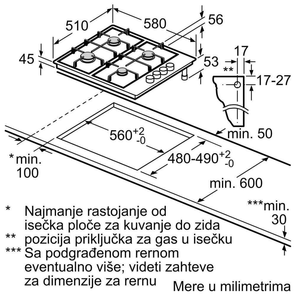 Схема с размерами