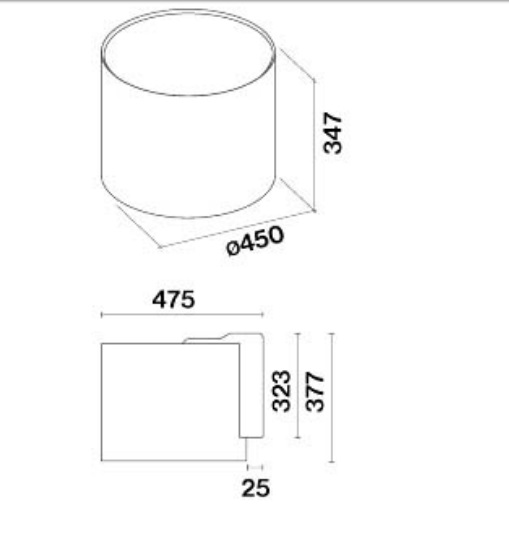 Схема с размерами