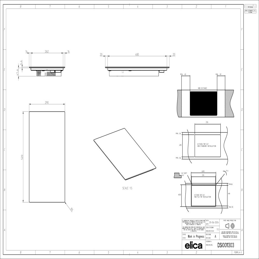 Схема с размерами