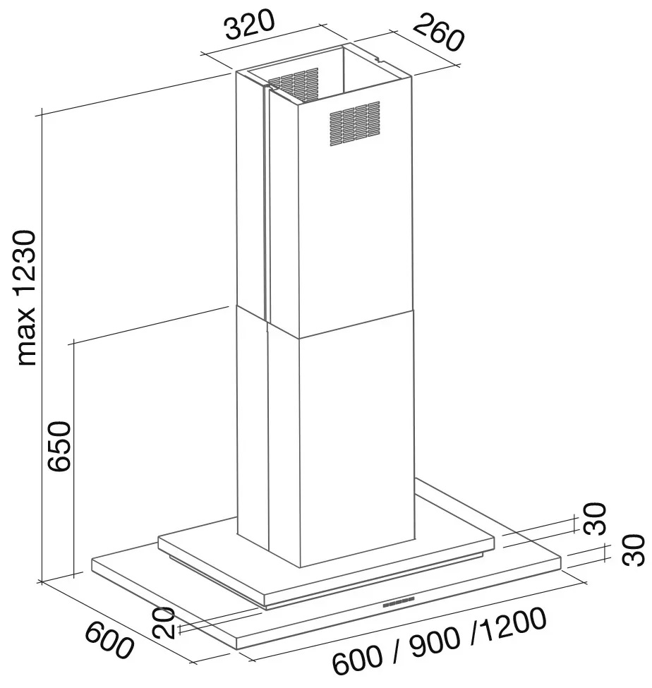 Схема с размерами