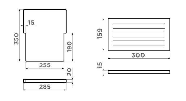 Схема с размерами