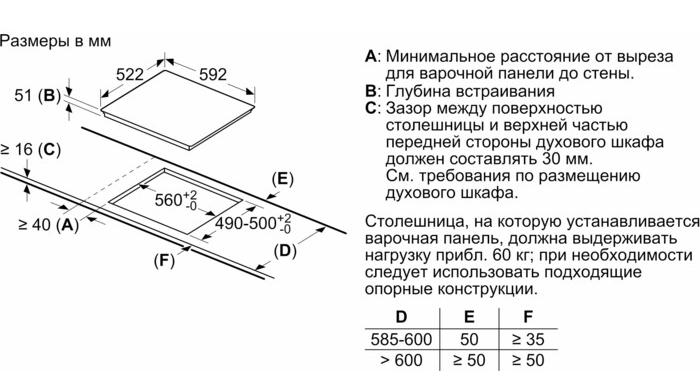 Схема с размерами