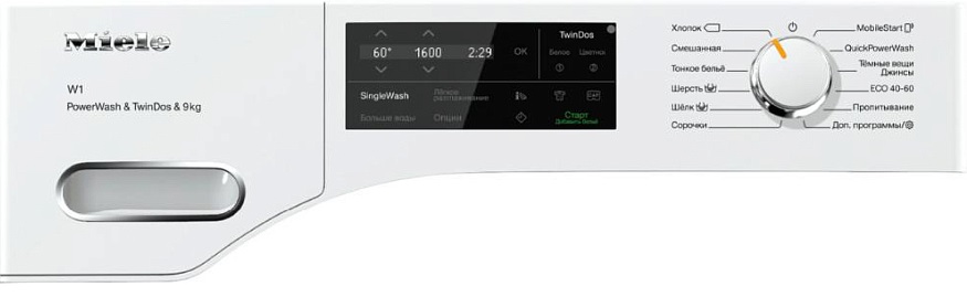 Обзор стиральной машины Miele WWI860 WPS White Edition