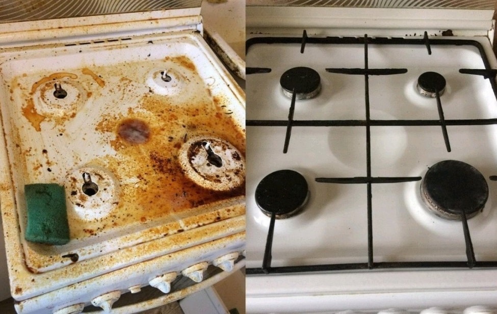 Как правильно чистить эмалированную варочную панель