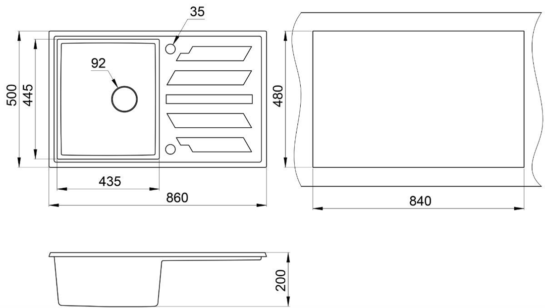 Как установить мойку Graude