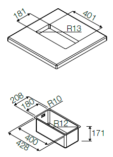 Размеры прямоугольных моек Размеры прямоугольных моек