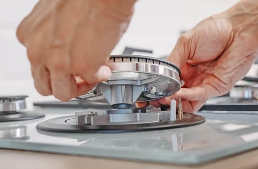  Как снять решетки и конфорки газовой варочной панели Gorenje