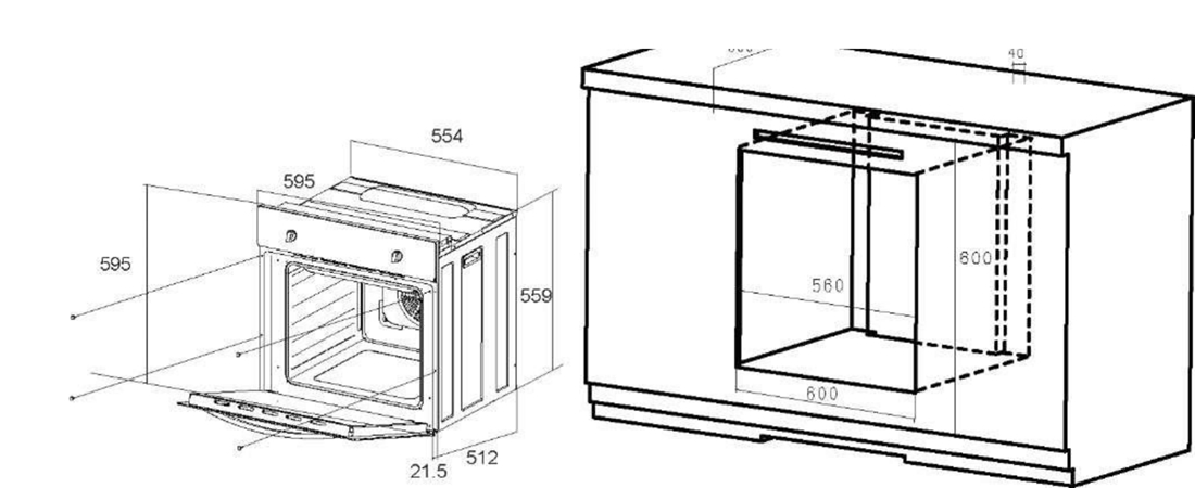 Как подключить духовой шкаф Maunfeld