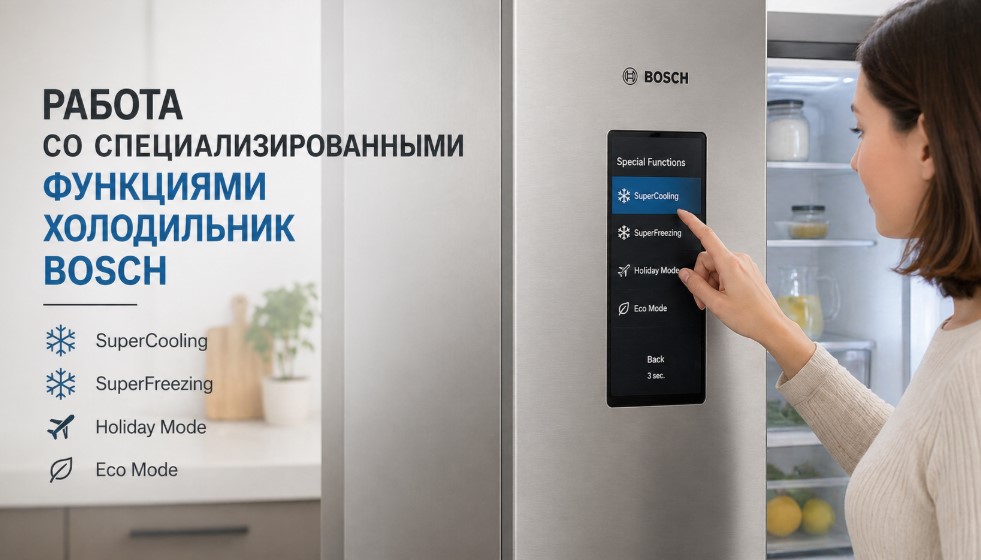 Как настроить холодильник Bosch Как настроить холодильник Bosch