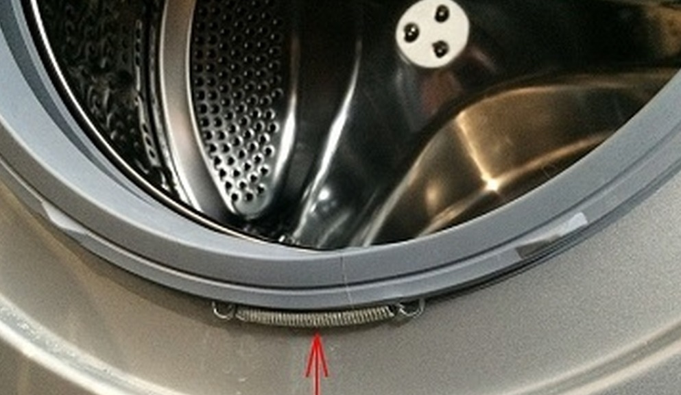 Как снять уплотнительную резинку стиральной машины 