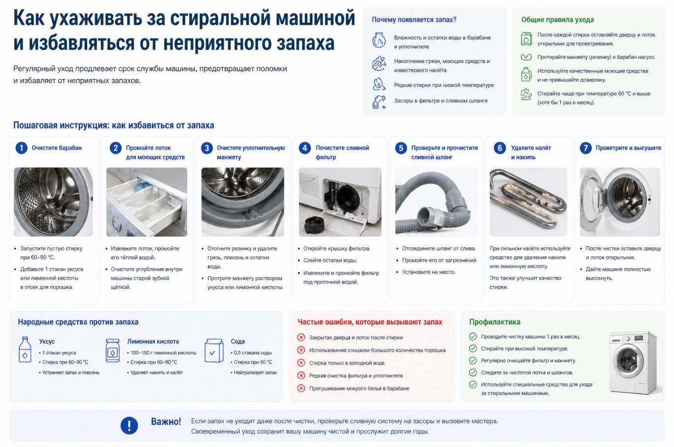 Как ухаживать за стиральной машиной Как ухаживать за стиральной машиной