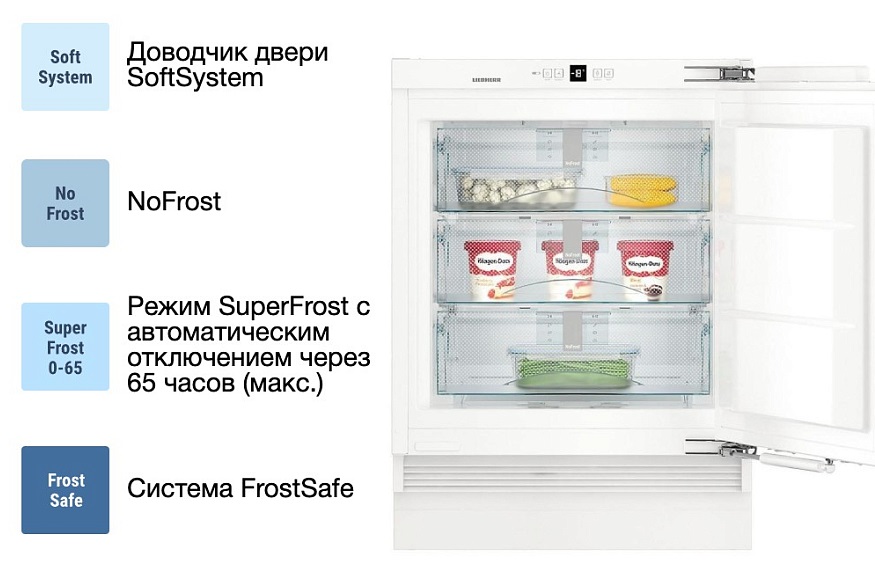 Обзор на встраиваемую морозильную камеру Liebherr SUIGN 1554 Premium NoFrost