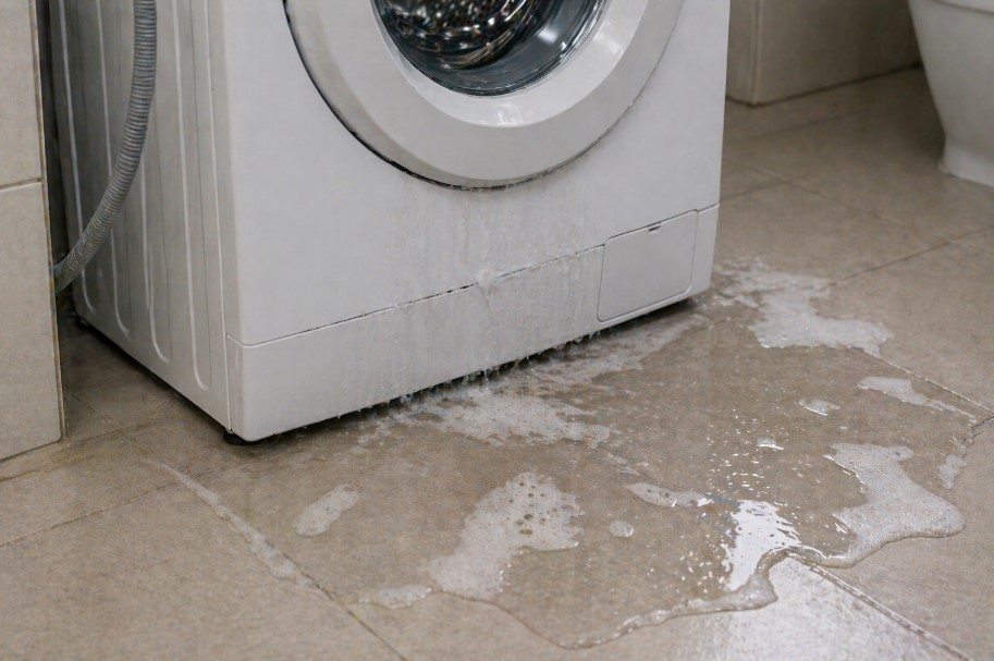 Почему течет вода снизу стиральной машины?
