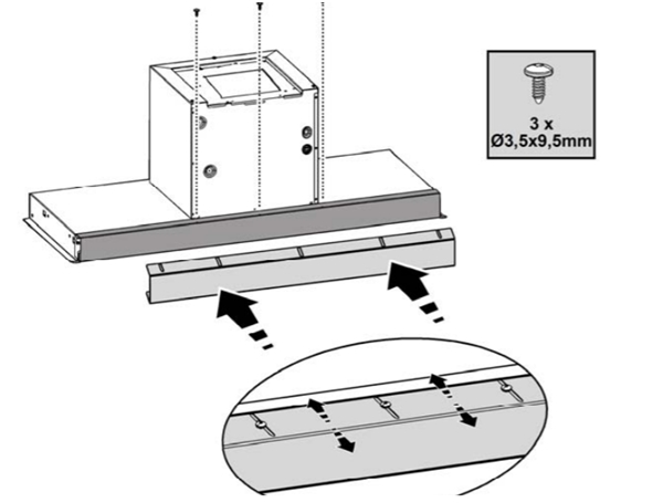 Как установить вытяжку Elica