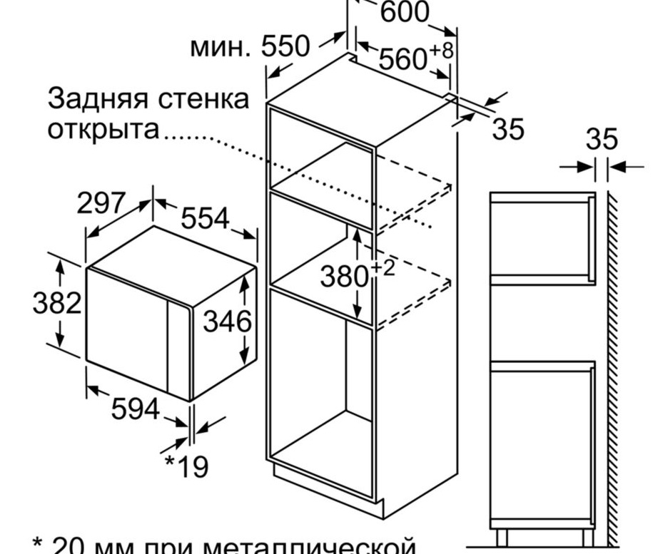 Обзор микроволновой печи Bosch BFL520MS0