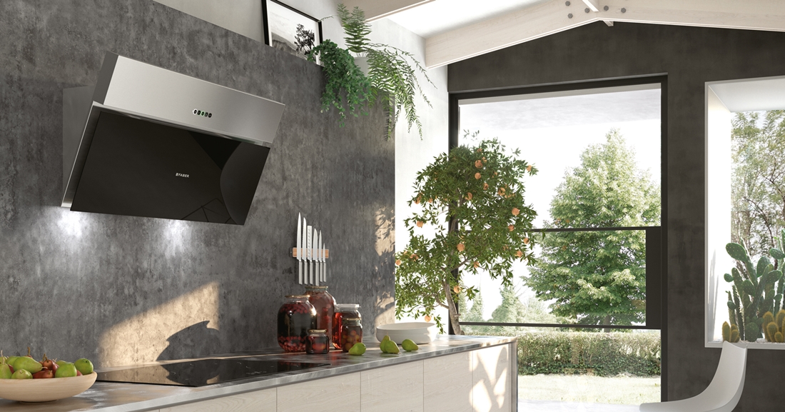 Как работает наклонная вытяжка Faber