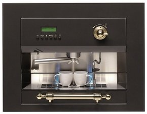 Встраиваемая кофемашина Ilve ES-645C Matt (ручки латунь) Встраиваемая кофемашина Ilve ES-645C Matt (ручки латунь) фото