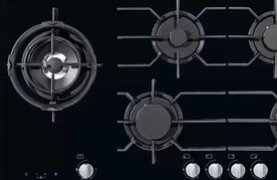 Обзор панели газовых конфорок Miele KM 3054-1  Обзор панели газовых конфорок Miele KM 3054-1