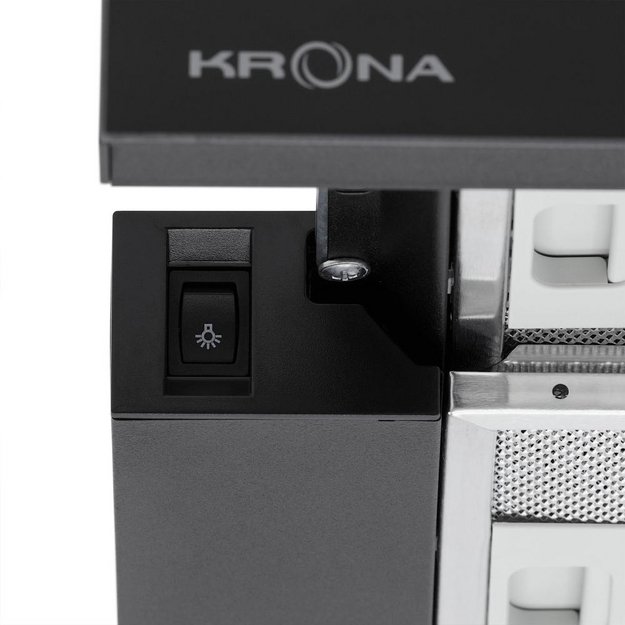 Встраиваемая вытяжка KRONA KAMILLA 600 2DN BL GLASS (preview 10)