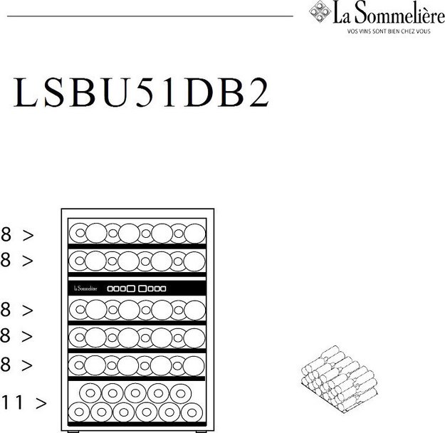Винный шкаф La Sommeliere LSBU51DB2 (preview 3)