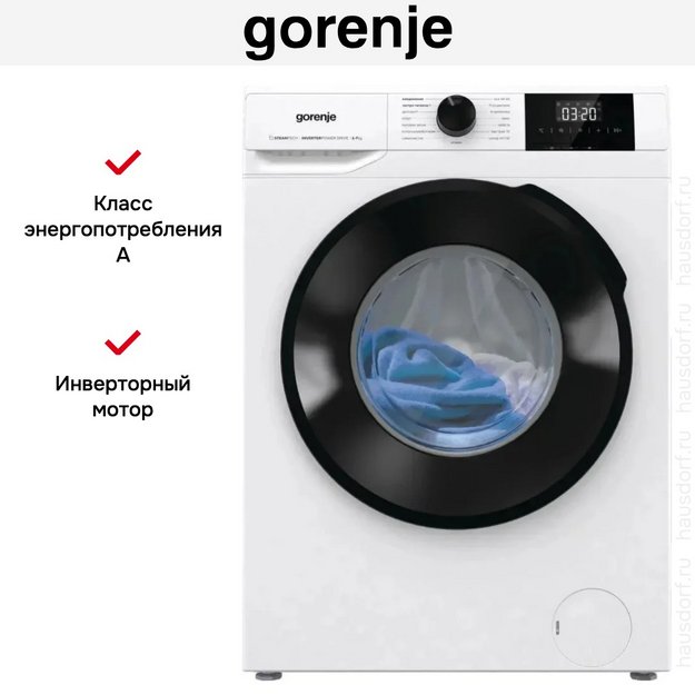 Стиральная машина Gorenje W1NGPI72SBS (preview 13)