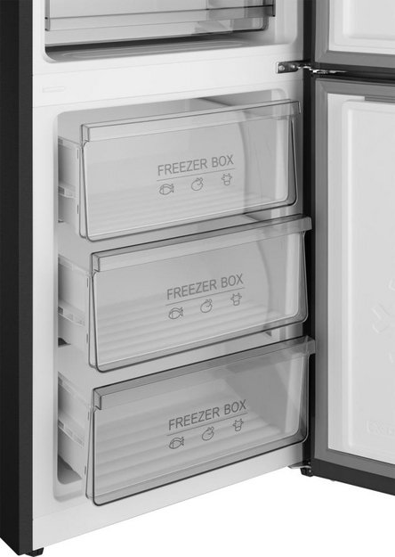 Отдельностоящий холодильник с инвертором Weissgauff WRK 185 Total NoFrost Inverter Black (preview 9)