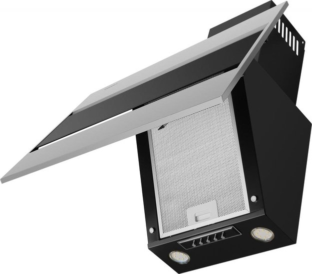 Кухонная вытяжка MAUNFELD Bridge 50 нержавеющая сталь\черное стекло (preview 3)