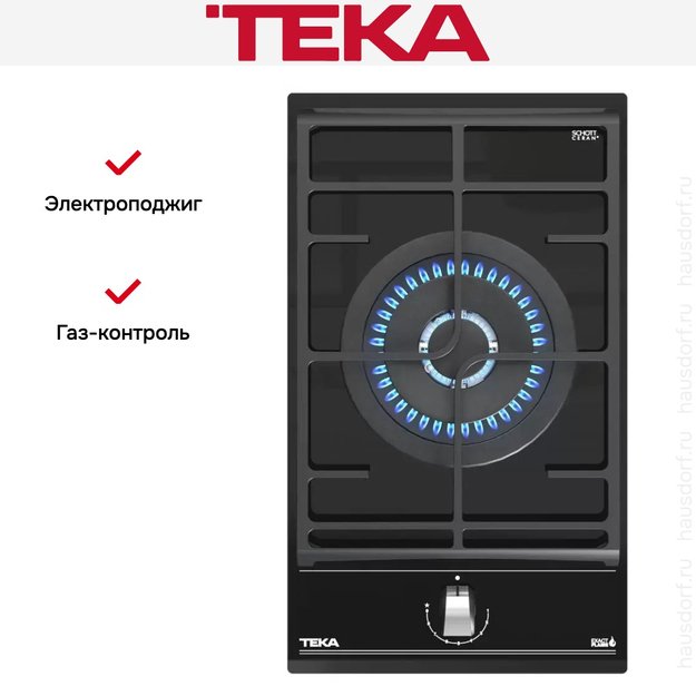 Встраиваемая газовая варочная панель Teka GZC 31330 XBN BLACK (preview 2)