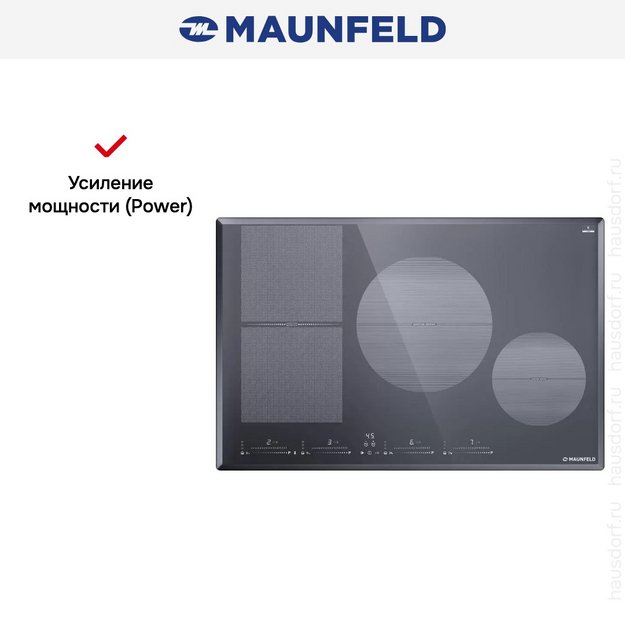 Индукционная варочная панель Maunfeld CVI804SFLGR (preview 8)