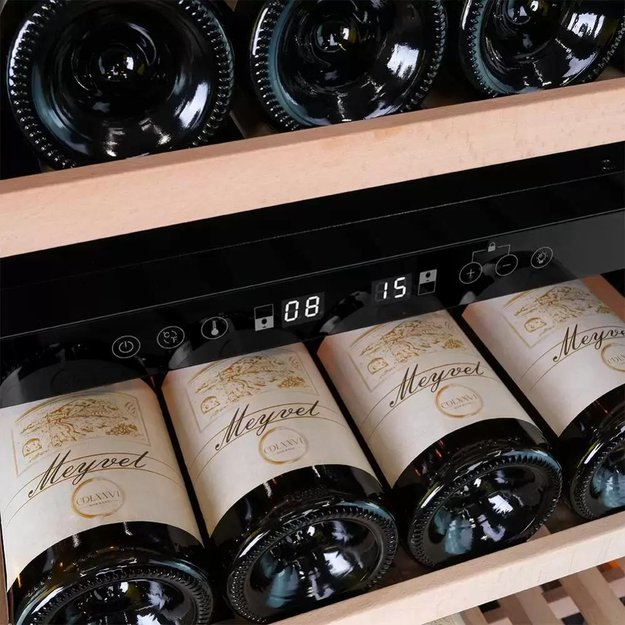 Винный шкаф Meyvel MV77PRO-KBT2 (Тёмный шоколад) (фото 10) Винный шкаф Meyvel MV77PRO-KBT2 (Тёмный шоколад) (preview 10)