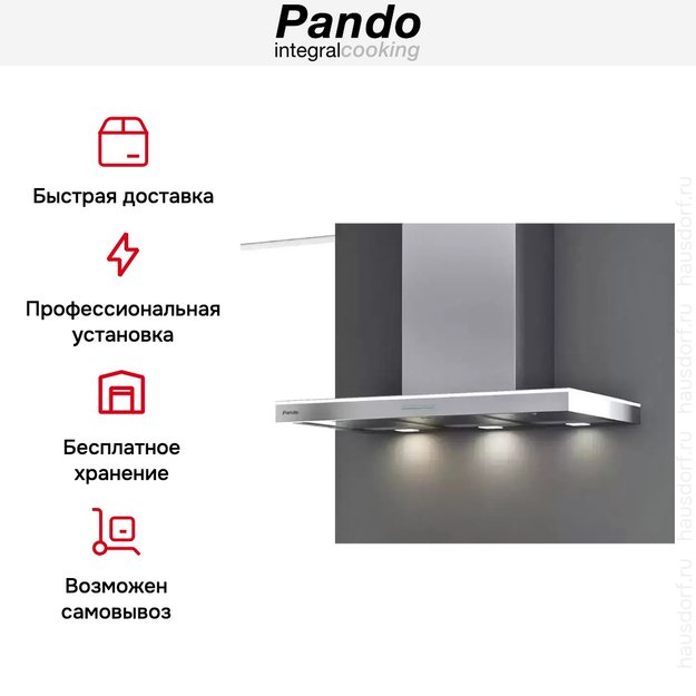 Вытяжка Pando P-417/90 IX 1050 SEC PLUS (preview 9)