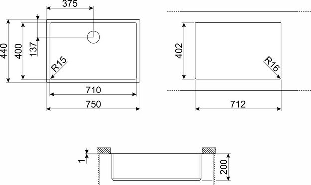 Мойка Smeg Mira VSTR71CUX медный (preview 5)