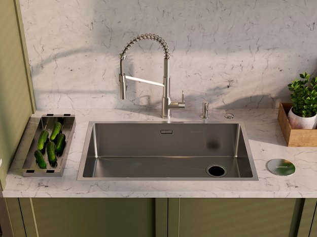 Мойка Omoikiri TAKI 74-U/IF SIDE IN (preview 2)