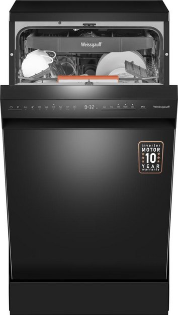 Посудомоечная машина Weissgauff DW 4508 Inverter Autoopen Black (preview 1)