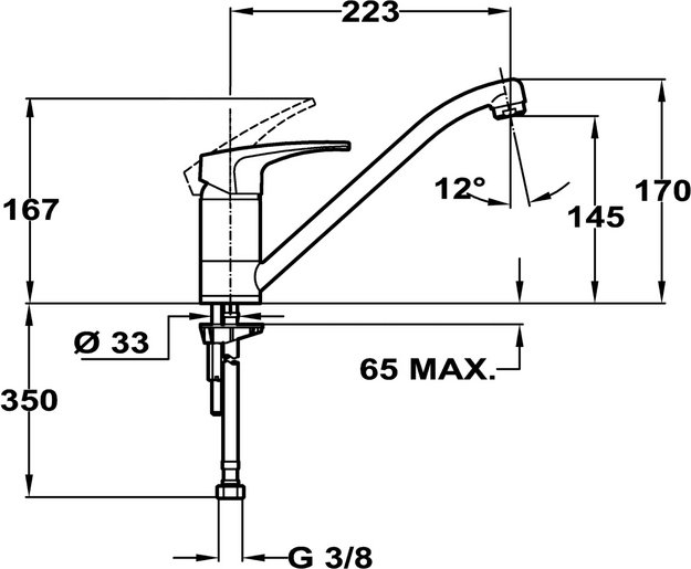 Смеситель Teka MS1 SAND BEIGE (фото 4) Смеситель Teka MS1 SAND BEIGE (preview 4)