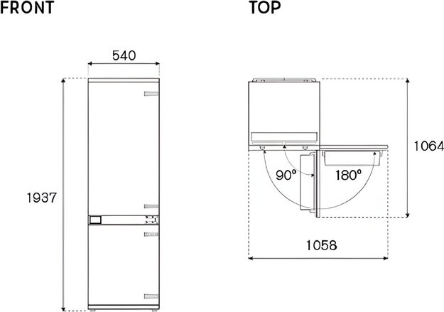 Встраиваемый холодильник Bertazzoni REF604BBNPTC (preview 5)