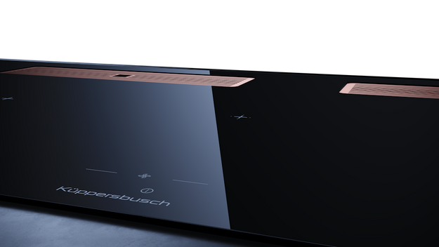 Индукционная варочная поверхность с вытяжкой Kuppersbusch KMI 12850.0 SR-E Copper (preview 5)