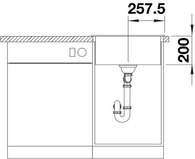 Мойка BLANCO NAYA 5 Silgranit антрацит (preview 5)
