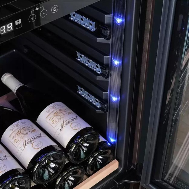 Винный шкаф Meyvel MV77PRO-KBT2 (Тёмный шоколад) (фото 12) Винный шкаф Meyvel MV77PRO-KBT2 (Тёмный шоколад) (preview 12)