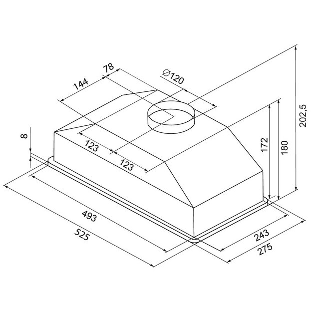 Встраиваемая вытяжка KRONA KATE 600 BLACK PB V2 (preview 11)