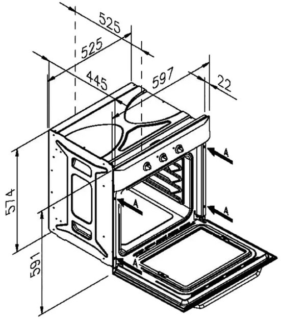Духовой шкаф Zigmund Shtain EN 112.511 M (фото 2) Духовой шкаф Zigmund Shtain EN 112.511 M (preview 2)