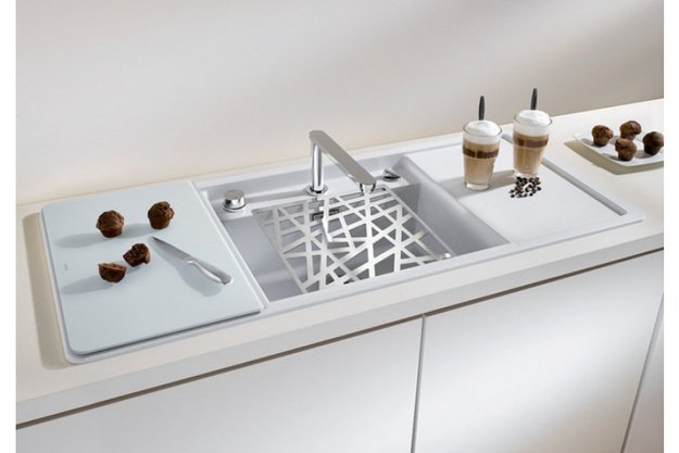 Мойка Blanco ALAROS 6S (с белой доской) SILGRANIT клапан-автомат InFino® жемчужный (фото 2) Мойка Blanco ALAROS 6S (с белой доской) SILGRANIT клапан-автомат InFino® жемчужный (preview 2)