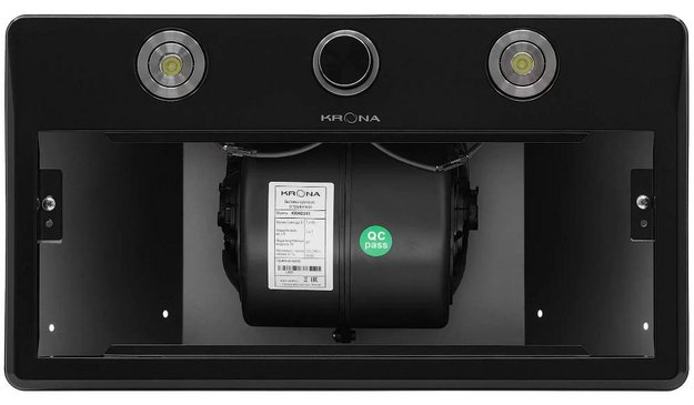 Встраиваемая вытяжка KRONA SVEN 600 black one knob (preview 3)