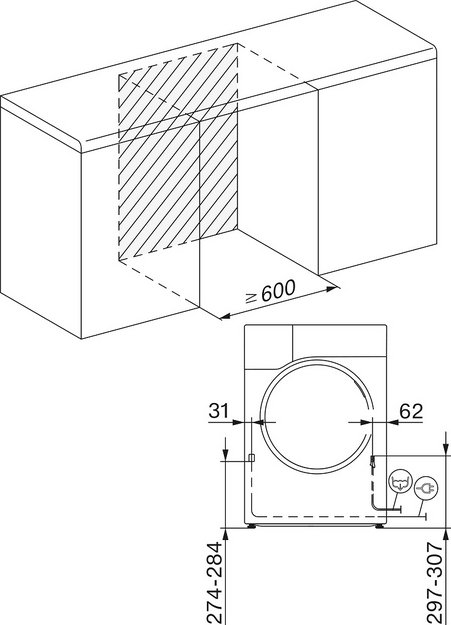 Сушильная машина Miele TWC640WP White Edition (фото 6) Сушильная машина Miele TWC640WP White Edition (preview 6)