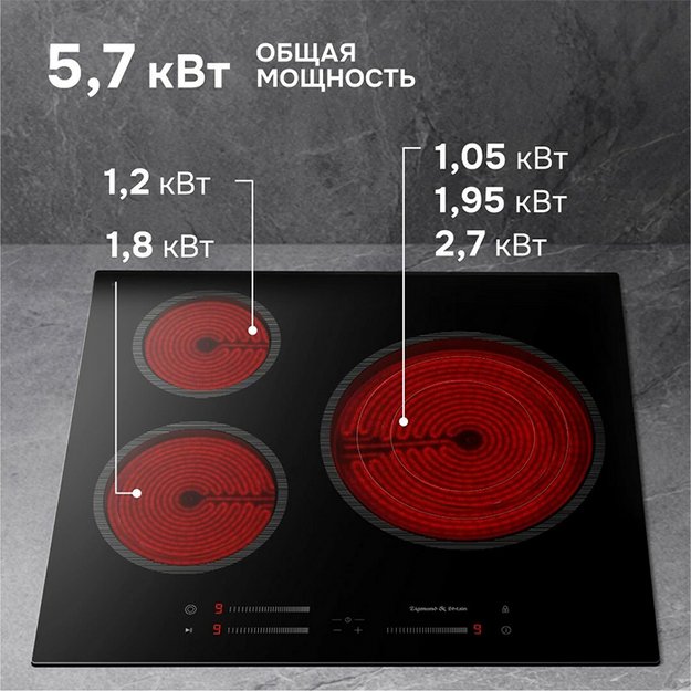 Варочная поверхность Zigmund & Shtain CN 53.4 B (preview 2)
