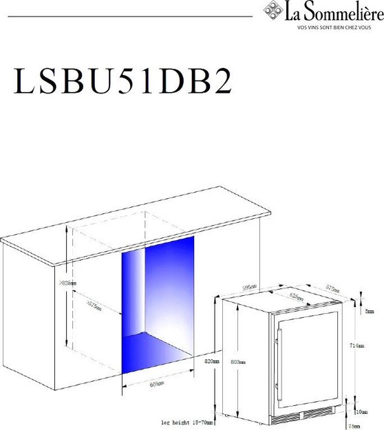 Винный шкаф La Sommeliere LSBU51DB2 (preview 4)
